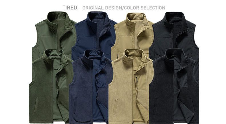 Giacca invernale reversibile da uomo, stile casual da lavoro, antivento e resistente, vestibilità slim, poliestere, nero/kaki/verde militare/blu navy_voghion.com