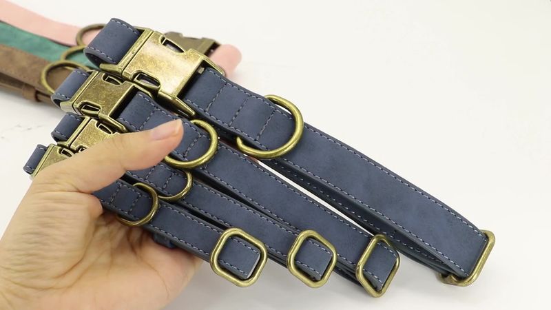 Personalisierte Leine, individuelles Hundehalsband, Laufseil, Lederhalsbänder für Haustiere für kleine, mittlere und große Größen von PawParty Store_voghion.com