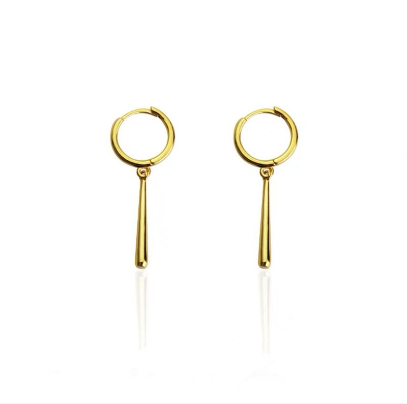 Solon Single Stud voor dames en heren 2023 Nieuwe trend High-end luxe eenvoudige oorbellen_voghion.com