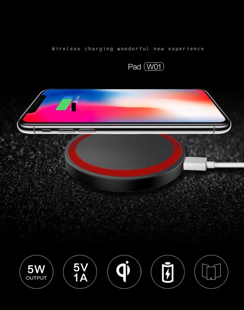 Neu Q5 QI handy universal mini runde drahtlose ladegerät_voghion.com