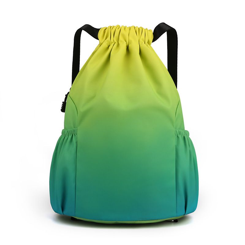 Casual Large Capacity Drawstring Backpack Training Outdoor Travel Bag Printed_voghion.com