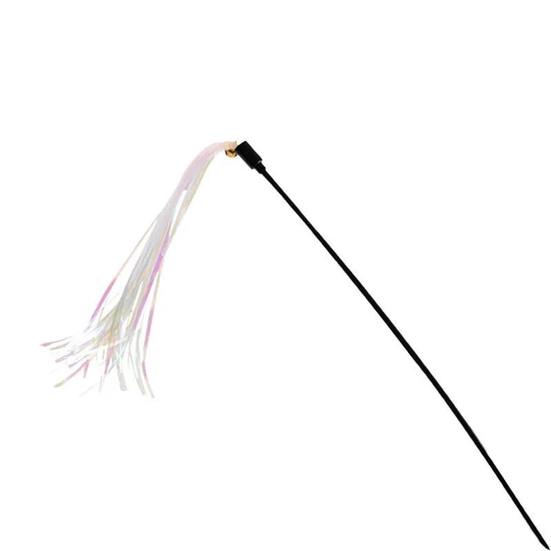 Jouet pour chat coloré en papier couineur de sept couleurs avec clochette sonore_voghion.com
