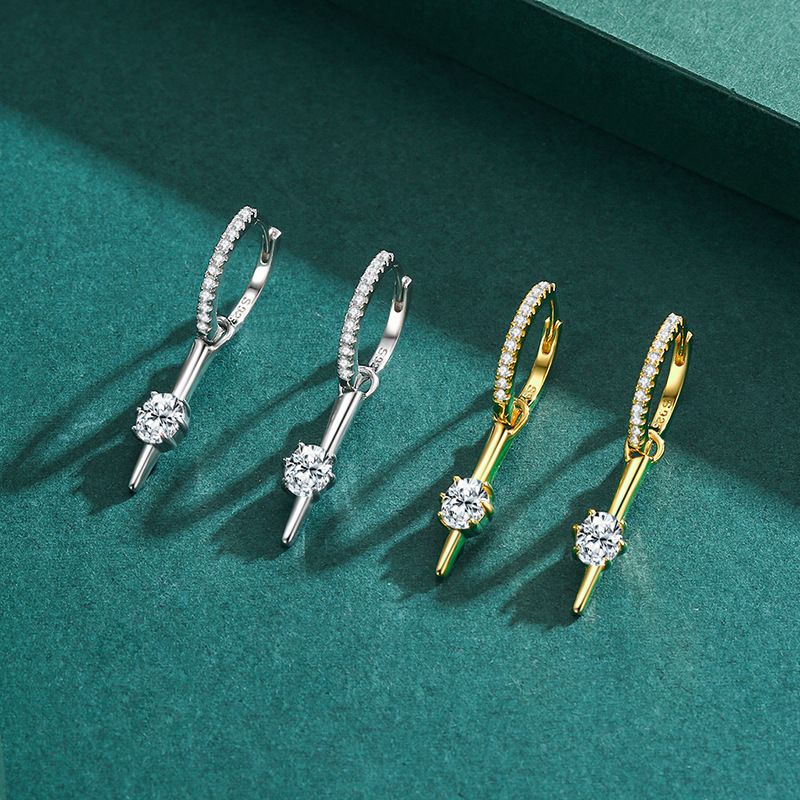Tancise Orecchini pendenti con zirconi d'argento per le donne Regali per feste di matrimonio_voghion.com