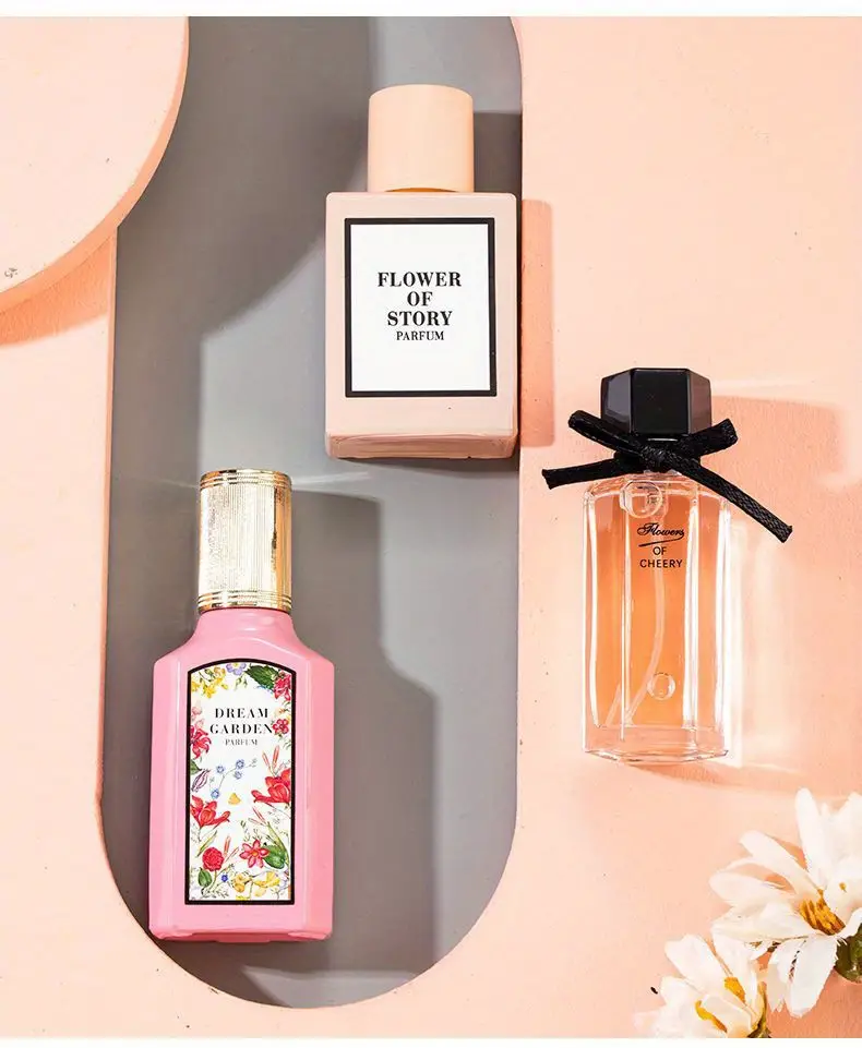 Perfume Gift Box With Three Perfume, Eau De Toilette, Suitable For Business And Office, For Dating And Birthday Gift, For Daily Use, 25ml_voghion.com