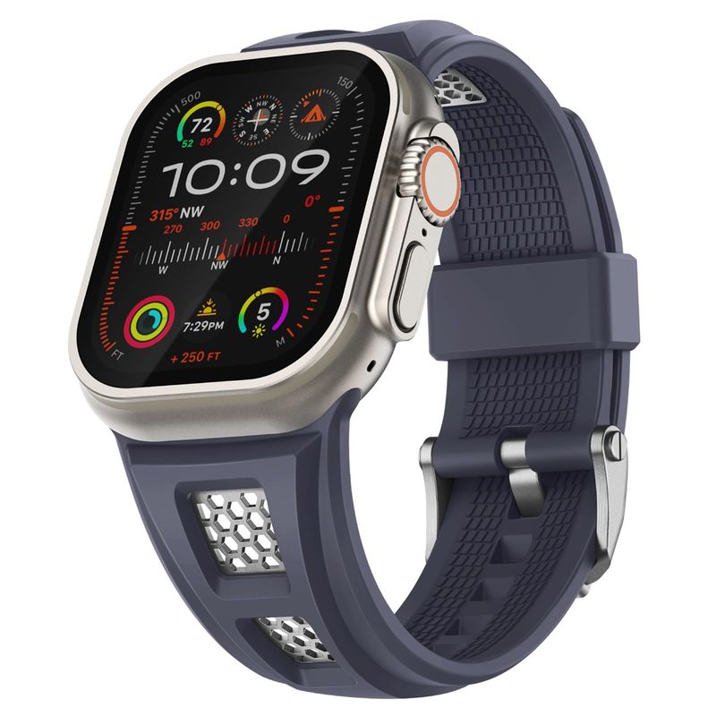 Pulksteņa siksniņa iwatch 42/44/45/49mm Silikona sporta modes pulksteņa siksniņa pulksteņu sērijai Ultra2 Se 9/8/7/6/5/4/3/2/1_voghion.com