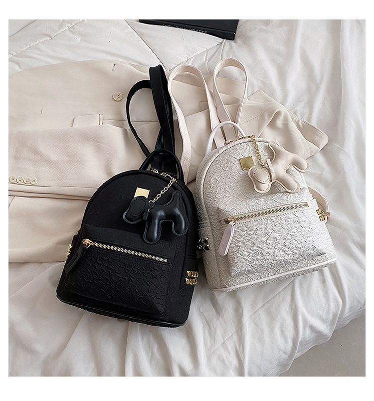 Zaino pieghevole Six Ding con ciondolo, Niche Travel, zaino leggero, borsa multifunzionale da donna alla moda e versatile_voghion.com