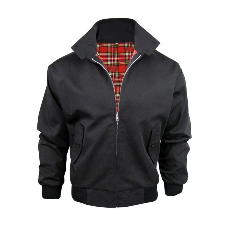 Nowa jesienna kurtka męska Harrington British Bomber Classic Plus Size Loose BF dla par_voghion.com