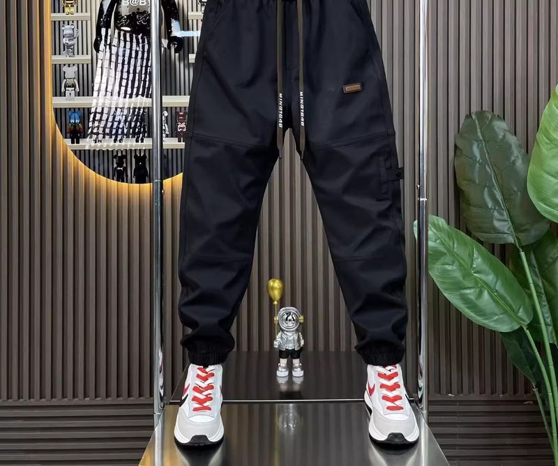 001 Spring And Autumn New Fashion Versatile Trendy Comfortable Cargo Men's Sports Outdoor Casual Loose Jogger Pants_voghion.com