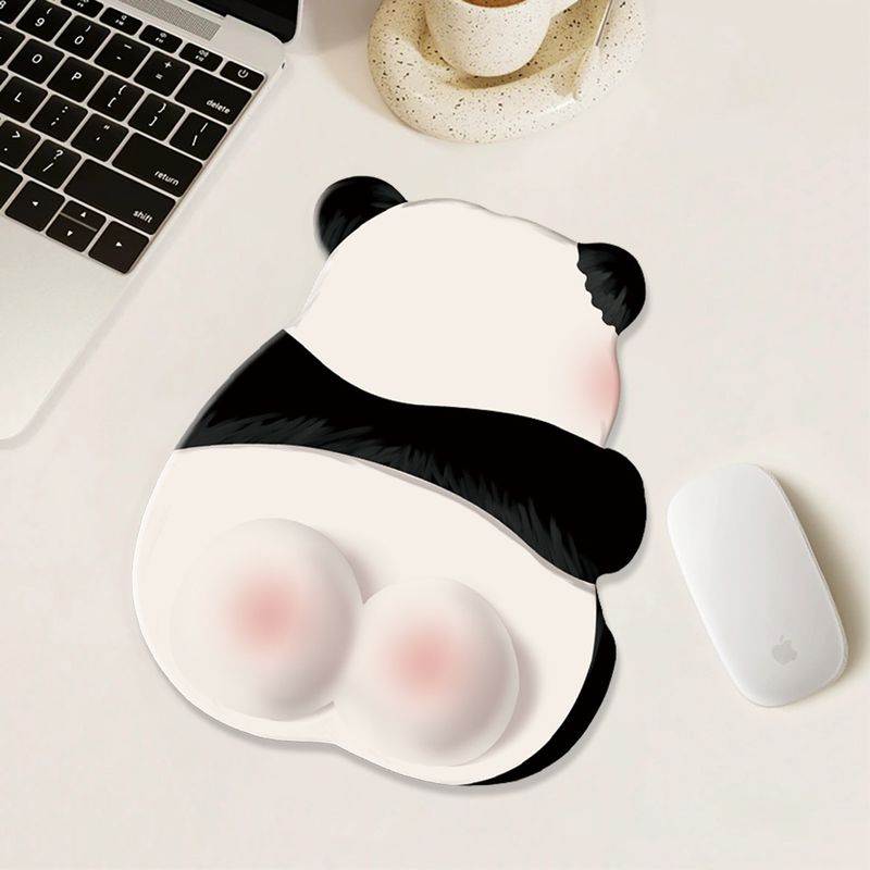 NeoGear Pink Butt Panda Maus-Ablagepad für Mädchen, niedlich, rutschfest, hochwertige Handgelenkstütze für Computer und Büro_voghion.com