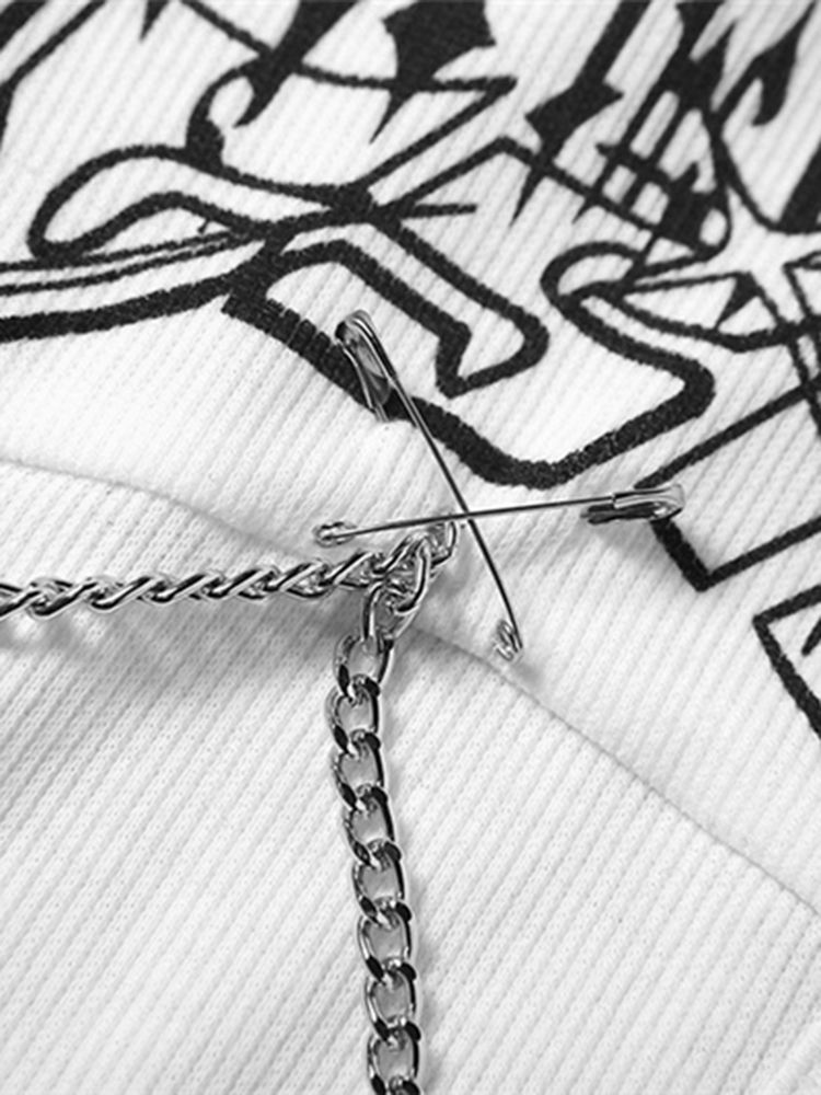karsti pārdod Y2K Crop sieviešu krekls ar kakla izgriezumu balts korsetes augšpuse Solid Streetwear šauri īsām piedurknēm T-krekli Grafiski T krekli sieviešu_voghion.com