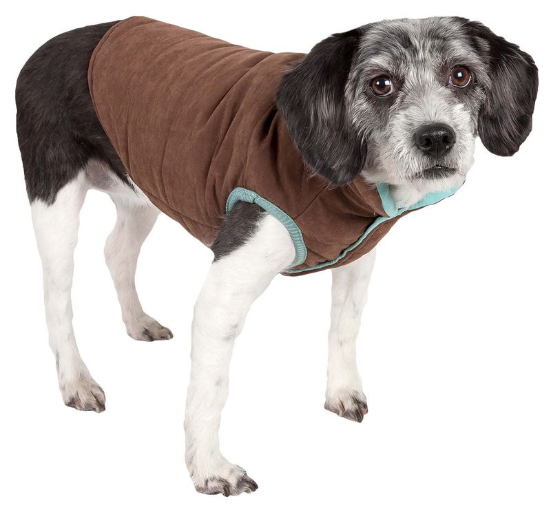 Touchdog Waggin Swag Reversible Insulated Pet Coat_voghion.com
