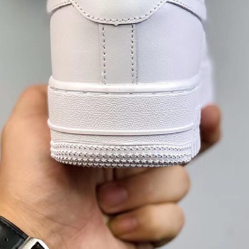 Scarpe da tavola sportive casual da uomo e da donna, in pelle con strato superiore basso, originali Air New No.1, edizione alta, in nero puro e_voghion.com