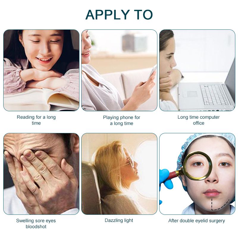 Mascarilla refrescante para ojos con hielo, mejora la fatiga, elimina las ojeras, máscara fría para ojos, máscara para dormir, cuidado refrescante para ojos, gel relajante para ojos_voghion.com