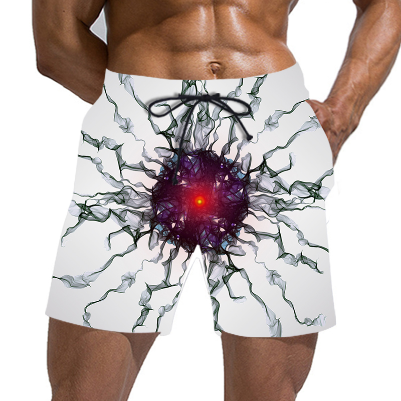 Été drôle impression 3D Shorts de plage mode Fitness décontracté séchage rapide Bermuda Shorts de course Surf maillots de bain maillots de bain_voghion.com