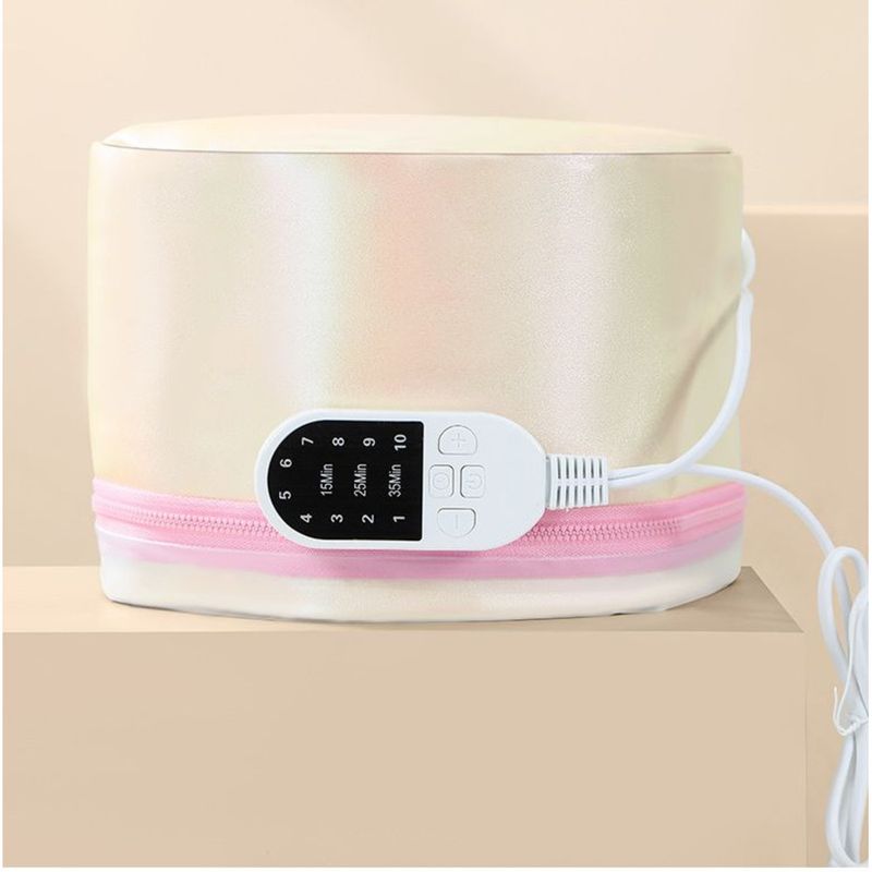 Masque d'évaporation réglable à dix niveaux pour soins à domicile, bonnet chauffant électrique pour traitement capillaire_voghion.com