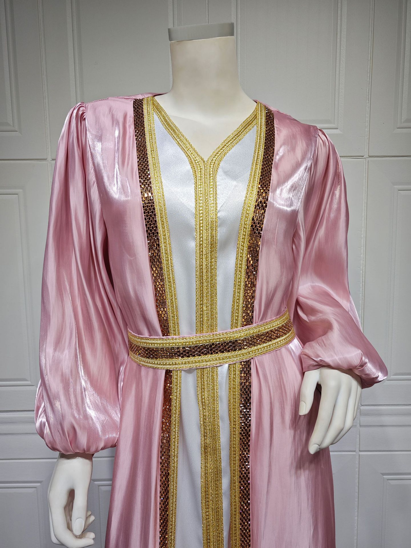 Abbigliamento Donna Moda Donna Abito in raso scintillante_voghion.com