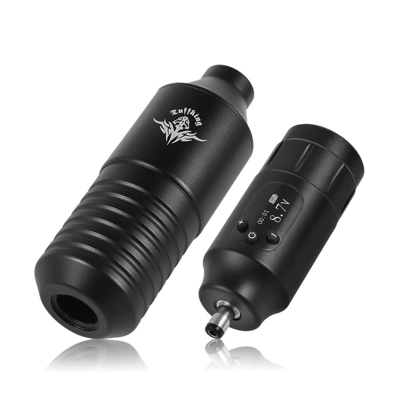 Design originale nuovo tatuaggio wireless Tuffking Set di tatuaggi a penna corta per uomini e donne in Europa e negli Stati Uniti con macchinetta per tatuaggi con display_voghion.com
