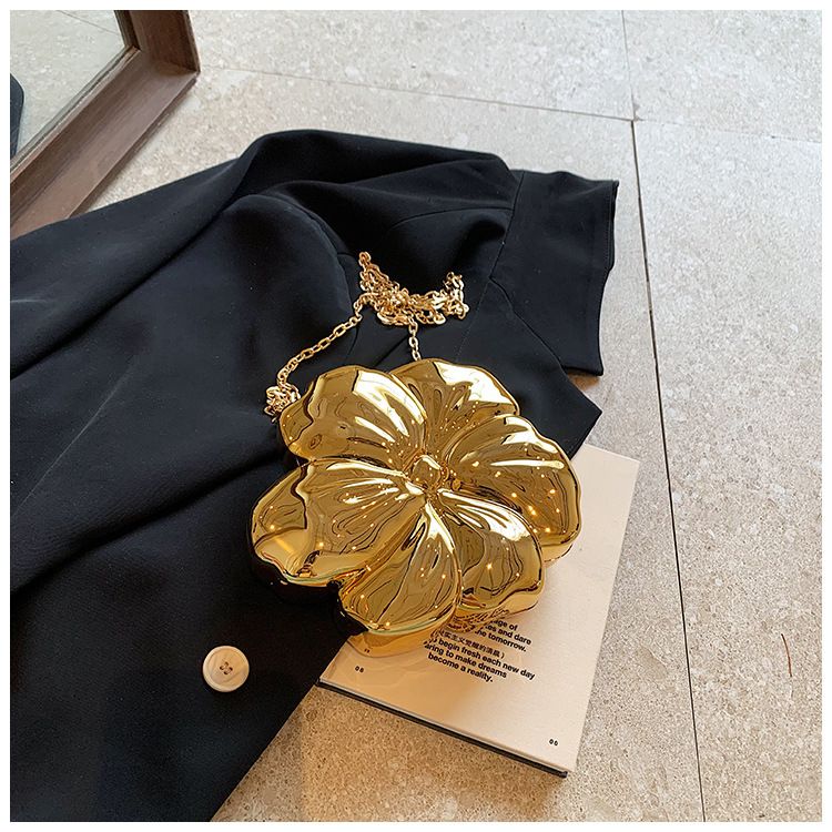 Borse a tracolla da donna, borsa a fiori, borsa con specchio galvanico, borsa artigianale, borsa a tracolla fresca e dolce, borsa a tracolla Beautiful Girl Box_voghion.com