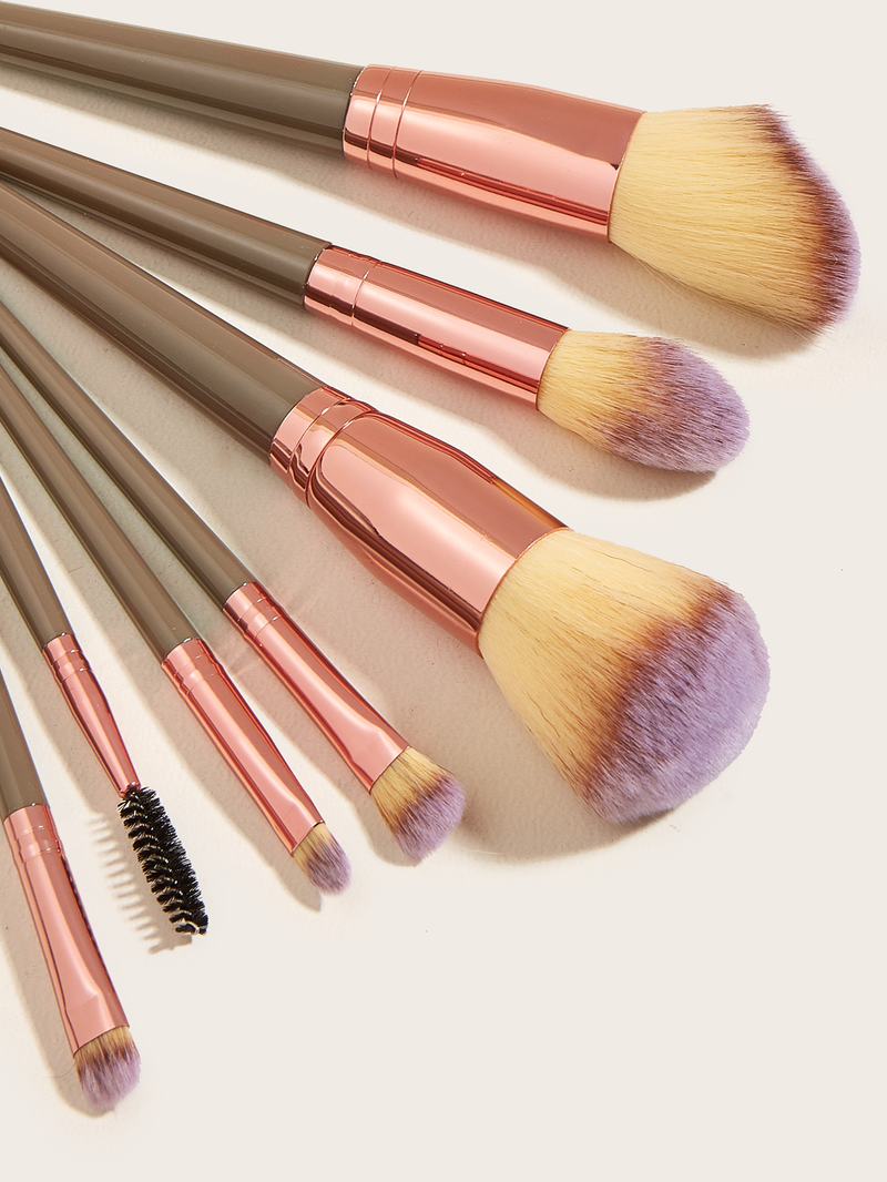 7/10 pinceaux de maquillage ensemble Big Mac pinceau fard à paupières poudre libre pinceau maquillage GUJHUI_voghion.com