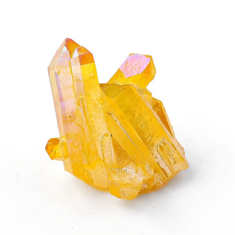 Natürlicher weißer Cluster-Rohstein für Aquarien, Landschaftsgestaltung, Heimdekoration, Kunsthandwerk, Schreibtisch-Kristall-Entmagnetisierungsornamente_voghion.com