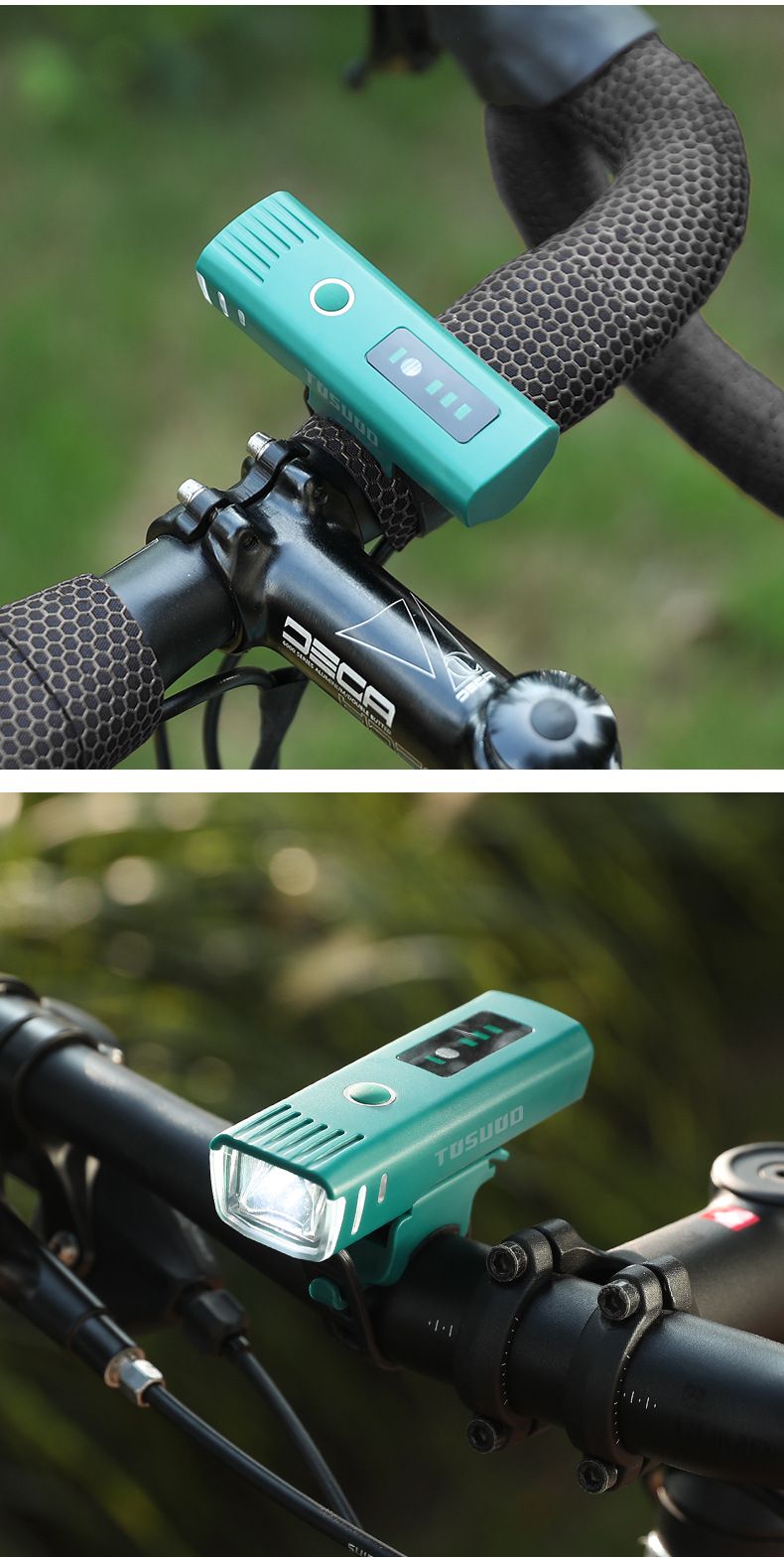 Deportes y entretenimiento Faro de montaña para ciclismo nocturno Linterna recargable Impermeable Equipo de ciclismo Accesorios_voghion.com