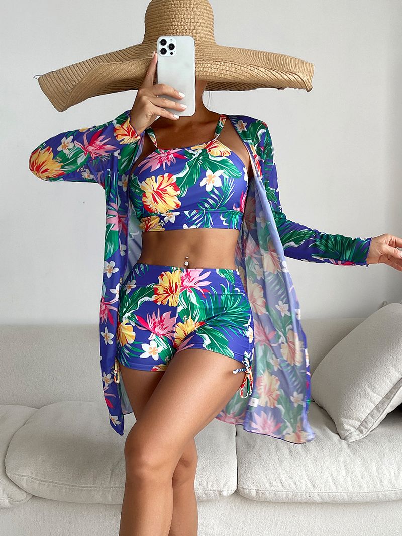 Dameskleding Badpak Driedelig damesboxershort met print_voghion.com