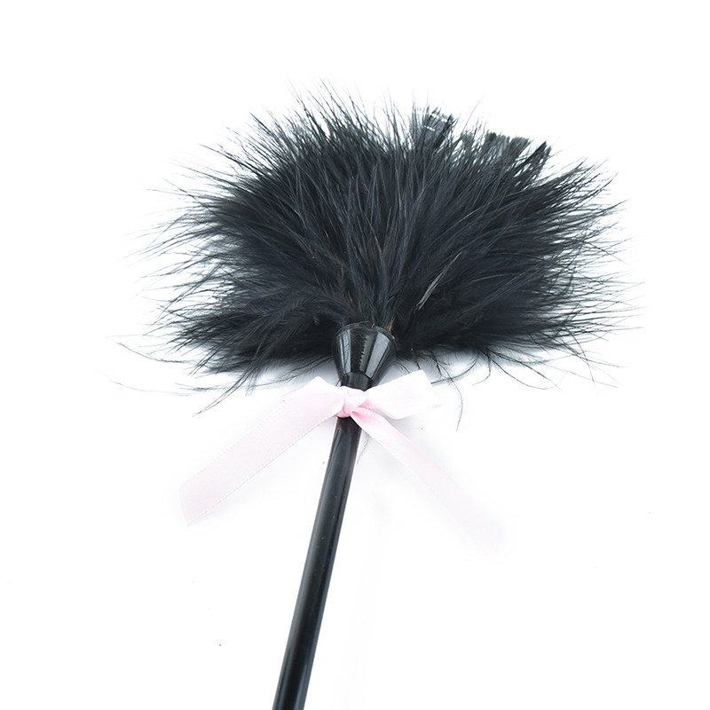 1PC Erotic Bdsm Feather Tickled Whip Bondage Punish Fetish Leather Spanking Paddle Play Flogger Lover Riding C_voghion.com