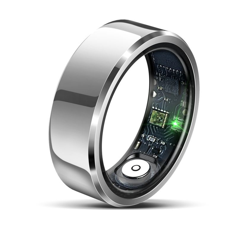 R6 Smart Ring Heart Rate Blood Oxygen Sleep Health Monitoring Step Counting Mode Remote Control Photography Sports No Lagging_voghion.com