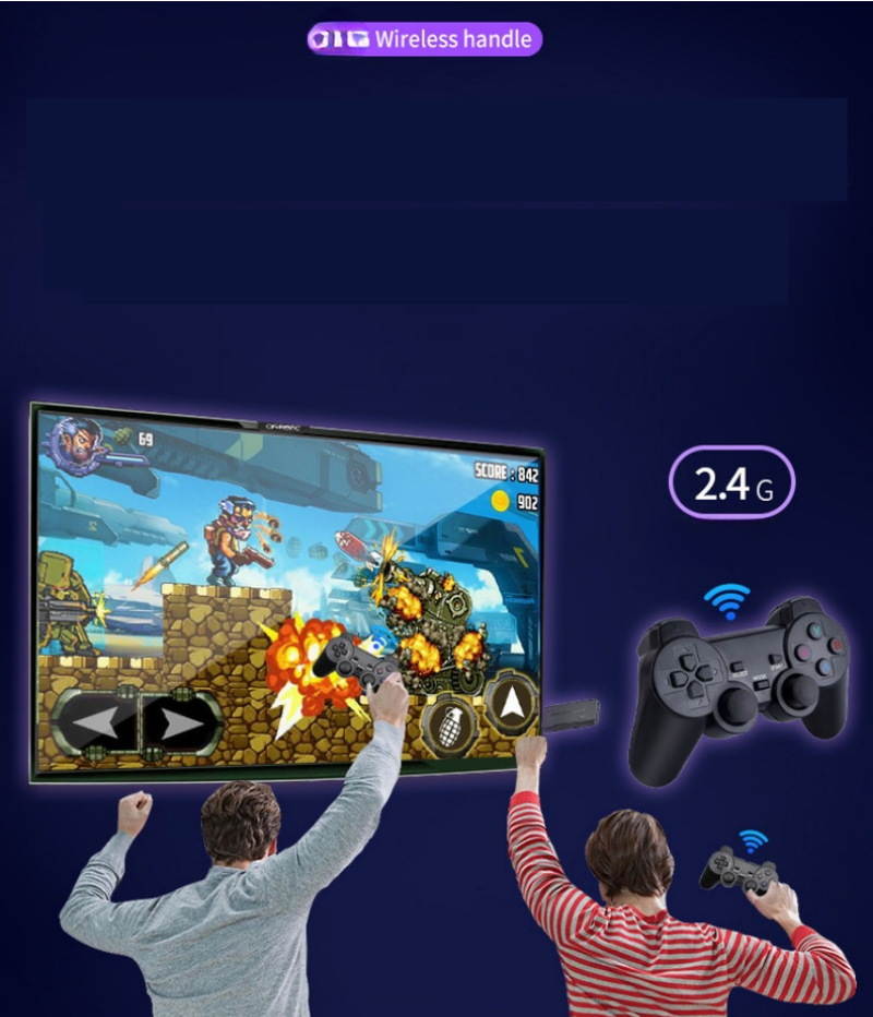 M8 2,4G High-Definition-Wireless-Controller PS1 Arcade-Heimspielkonsole_voghion.com