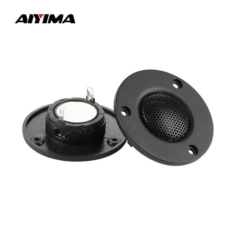 AIYIMA 2 szt. 74MM głośniki wysokotonowe 4 6 8 Ohm 20W głośnik wysokotonowy 25-rdzeniowy głośnik z membraną jedwabną do komputerów stacjonarnych_voghion.com