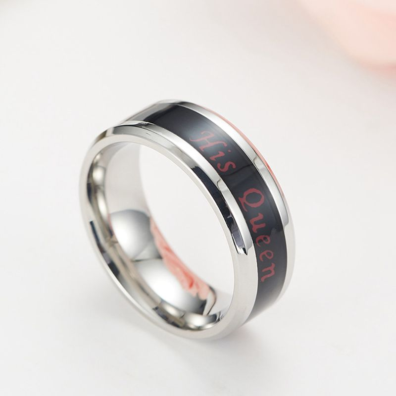 Ready Stock Ring Titanium Steel Mood Emotion Feeling Intelligent Temperature Sensitive Rings for Women Men Waterproof Jewelry_voghion.com
