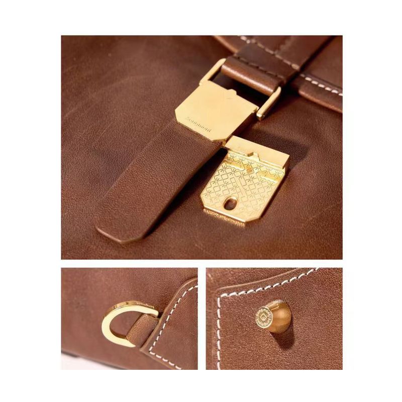 Borsa a mano da donna con design di nicchia 2025, borsa da viaggio di grande capacità, borsa a tracolla in pelle conciata al vegetale, versatile, casual, per tutti i giorni_voghion.com
