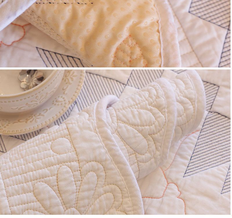 Embroidered Pure Cotton Washed Sofa Cushion Four Seasons Non Slip Cotton Fabric Living Room Sofa Cover_voghion.com