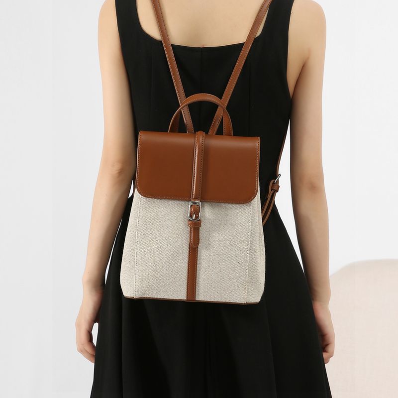 Grote canvas rugzak 2025 lente zomer New Tide design high-end handtas_voghion.com