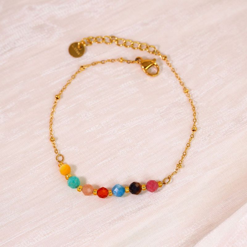 Ins Style Light Trendy Fünfzackiger Stern Herz Natürliche Perle Perlen Doppelschicht Gestapelt Titan Stahl 14K Gold_voghion.com