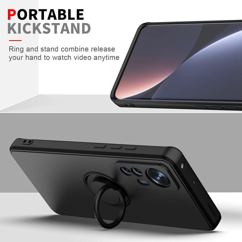 Etui z płynnego silikonu do Xiaomi Mi 12 12S Pro 11 Lite 5G NE Pokrywa Pierścień z uchwytem Etui na telefon do Xiaomi Mi 10S 10T Lite 11T_voghion.com