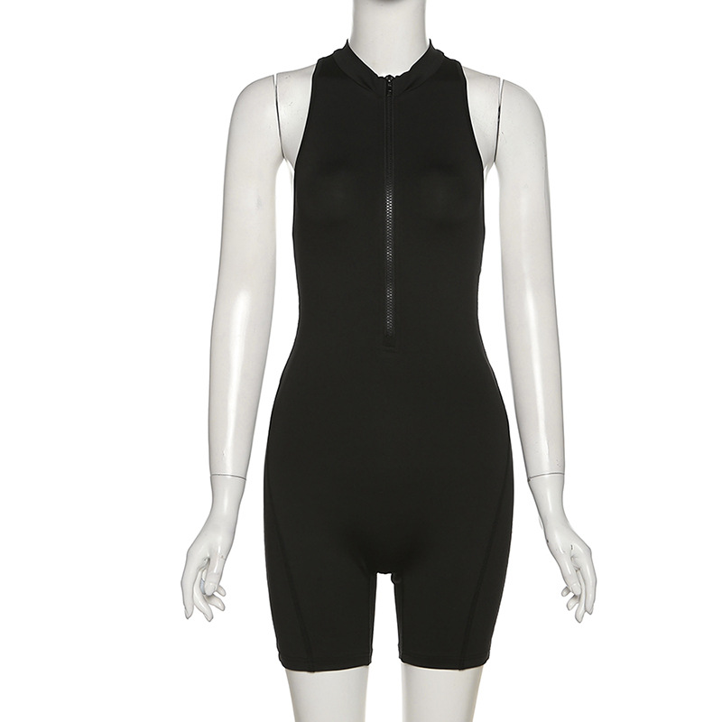 Combinaison de sport Sexy pour femmes, dos nu, taille haute, sans manches, serrée, enveloppée aux hanches, nouvelle collection printemps 2024_voghion.com