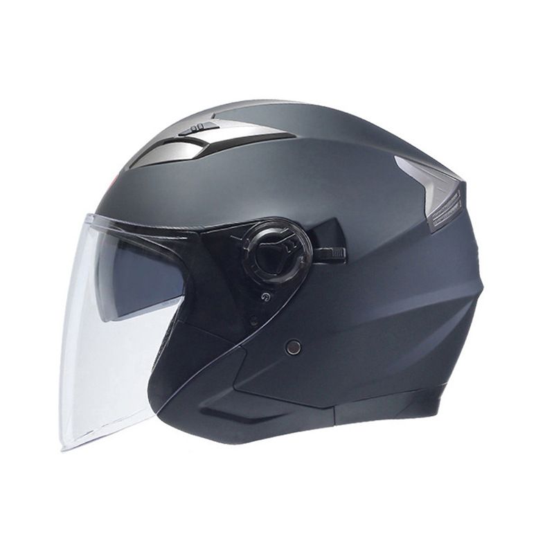 Batteri bilhjälm Vuxen fyra säsonger allmän motorcykel halvhjälm sommar ridhjälm_voghion.com