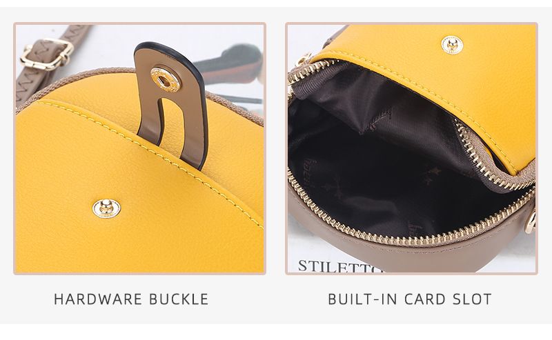 Borsa per cellulare Baellerry, borsa da donna alla moda con cerniera, portamonete, piccola borsa a tracolla, versatile, mini borsa da donna_voghion.com