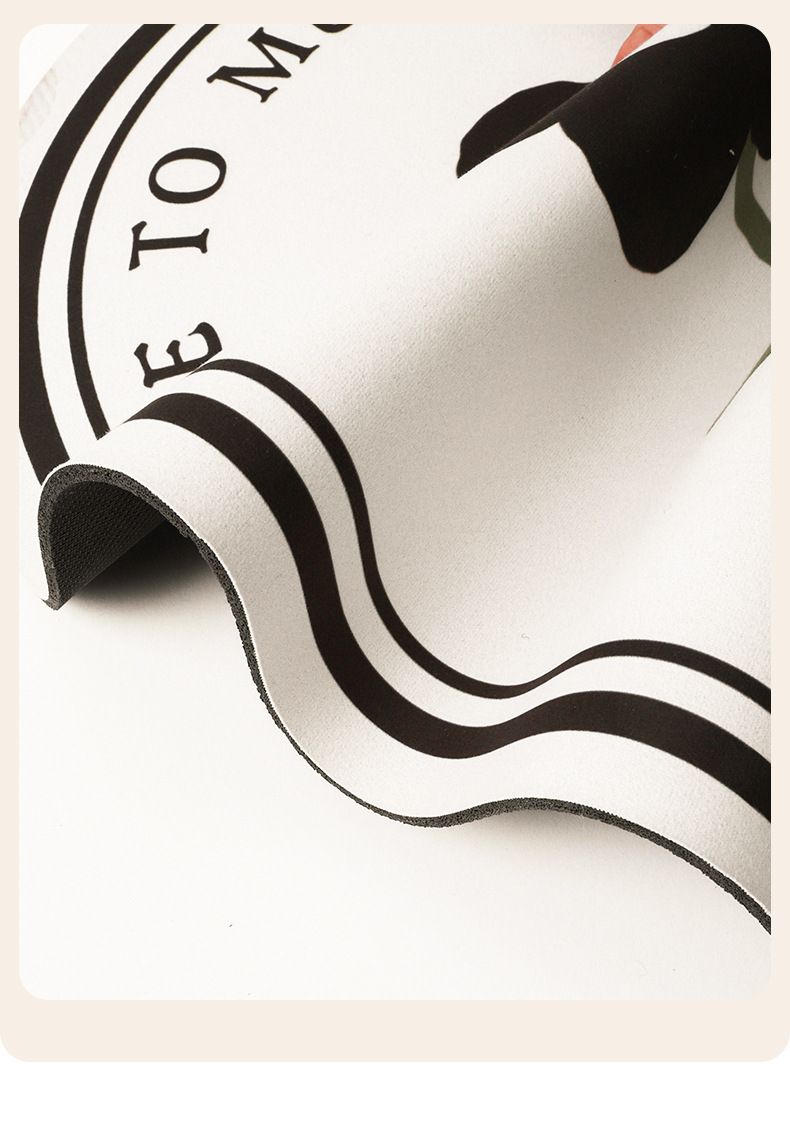 French Minimalist Cartoon Diatomite Bath Mat - Super Absorbent, Quick-Dry For Bathroom, Kitchen & Entryway_voghion.com
