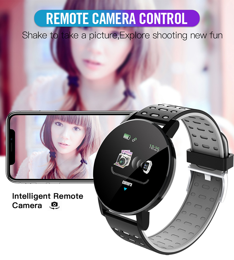 Barns Sport Smart Watch Led Digital Klocka Vattentät Smartwatch Rate Monitor Fitness Tracker Klocka Pojke Och Tjej_voghion.com