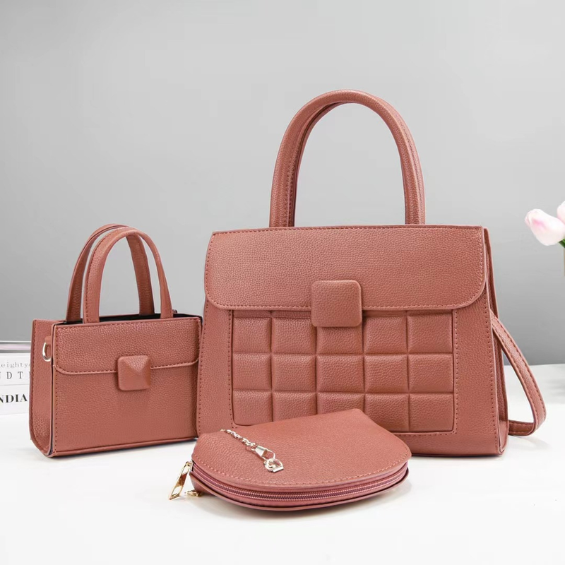 Women's Bags autumn and winter new commuter large capacity tote bag Korean version shoulder bag three piece messenger bag versatile handbag_voghion.com