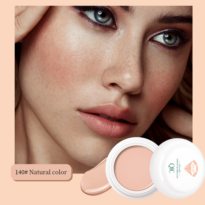 Fond de teint liquide, correcteur de maquillage pour le visage, maquillage Ceram, base imperméable, luminosité, couverture blanche, cercle foncé_voghion.com