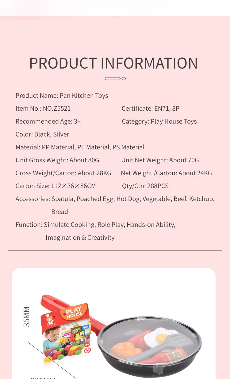 Bambini Cucina Cibo Giocattoli Simulazione Padella Verdure Bistecca Pane Hot Dog Frittata Gioco Giocattolo Set per Bambini Ragazze Istruzione_voghion.com