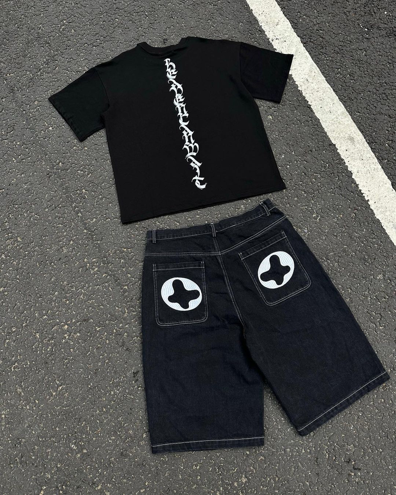 Pánské oblečení móda tričko s krátkým rukávem design písmenový styl pouliční trend_voghion.com