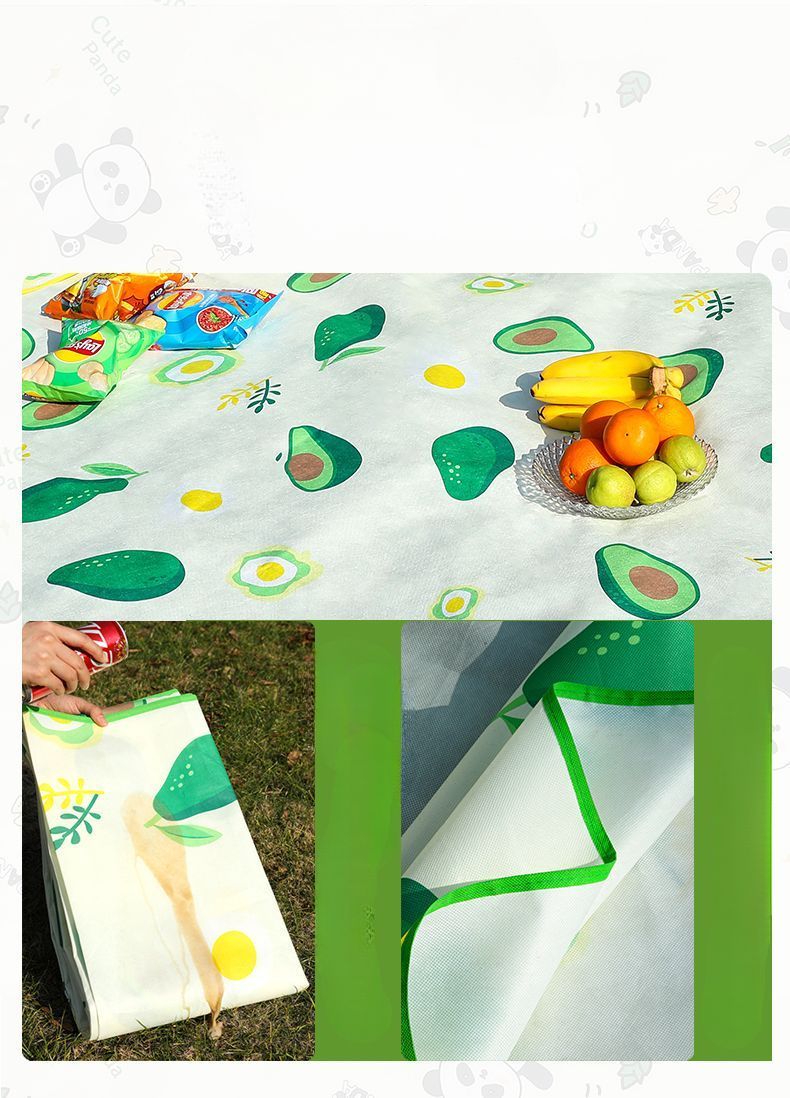 Waterproof Thickened Portable Outdoor Travel Camping Picnic Ground Lawn Spring Outing Moisture-proof Beach Mat_voghion.com