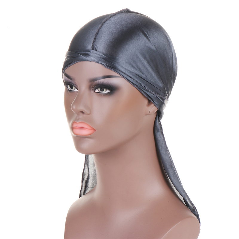 SILKY DURAG Headwear – Stretchy Long-Tail Bandana For Dance/Cycling (12 Colors)_voghion.com