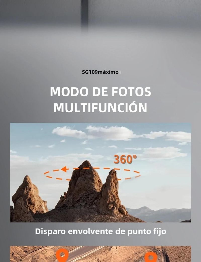 Drone professionale SG109 MAX Pro con telecamera GPS HD 4K, video in diretta, 5G WIFI FPV RC, quadricottero per adulti e principianti_voghion.com