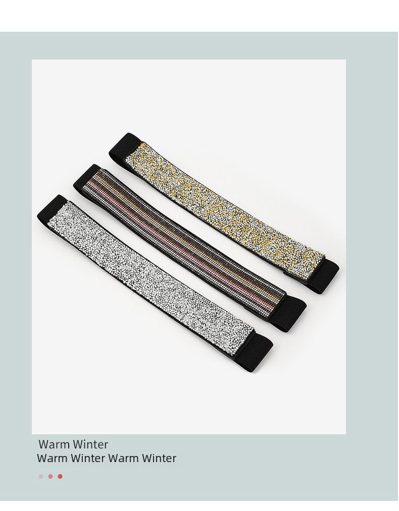 Cintura elastica con strass intarsiati e diamanti a tutto tondo, alla moda, da donna, con coprivita in cristallo, con diamanti scintillanti_voghion.com