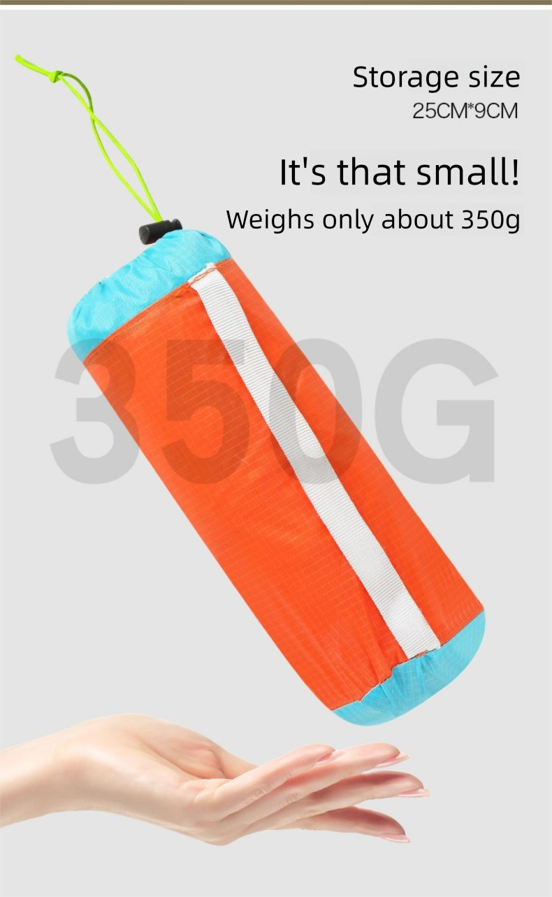 Płaszcz przeciwdeszczowy na wędrówki, podróżny, z grubej tafty poliestrowej, wielofunkcyjny, 3 w 1, ultralekki, trekkingowy_voghion.com